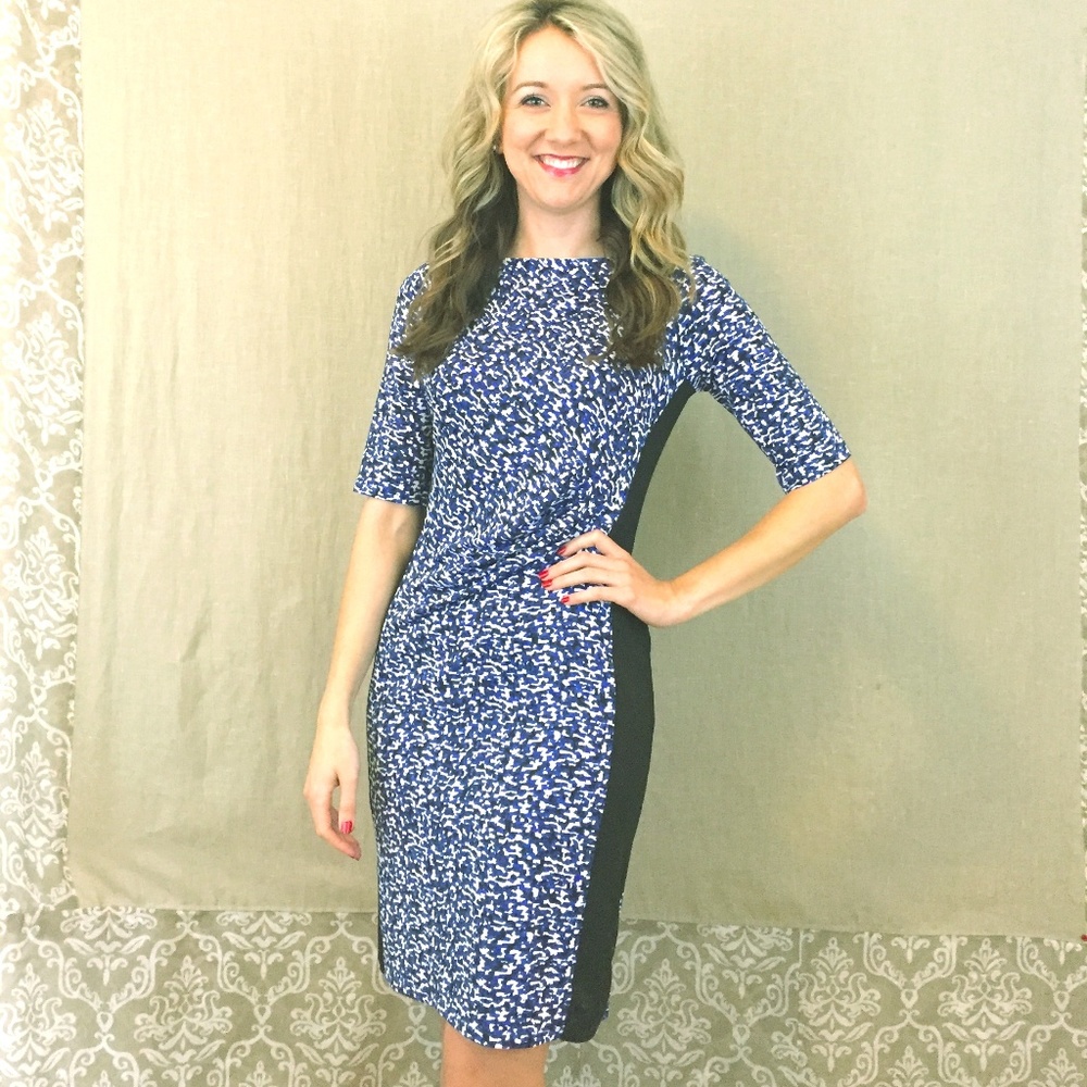 Blue Pattern Dress